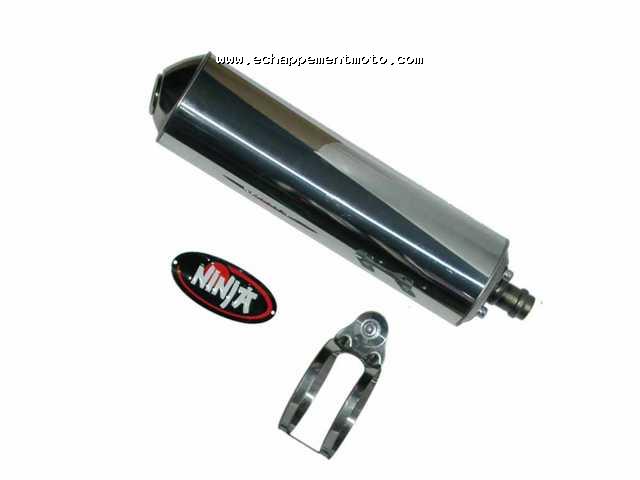 ECHAPPEMENT MOTO CROSS NINJA SILENCIEUX COMPLET YAMAHA YZ 125 02-06 ALU POLI ECHAPPEMENT MOTO CROSS NINJA SILENCIEUX COMPLET YAMAHA YZ 125 02-06 ALU POLI